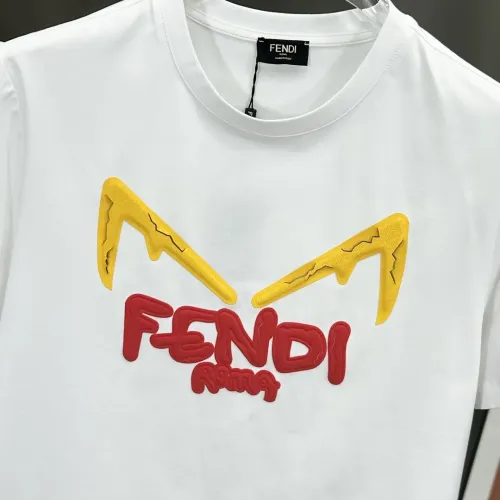 Replica Fendi T-Shirts Short Sleeved For Unisex #1430357 $64.00 USD for Wholesale
