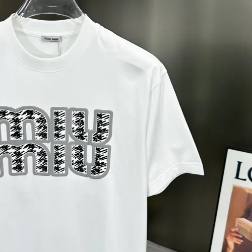 Replica MIU MIU T-Shirts Short Sleeved For Men #1430379 $82.00 USD for Wholesale