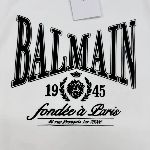 Replica Balmain T-Shirts Short Sleeved For Men #1430381 $76.00 USD for Wholesale