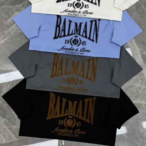 Replica Balmain T-Shirts Short Sleeved For Men #1430384 $76.00 USD for Wholesale