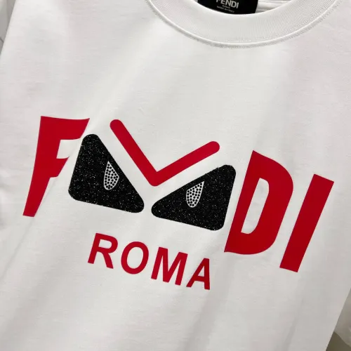 Replica Fendi T-Shirts Short Sleeved For Unisex #1430617 $38.00 USD for Wholesale