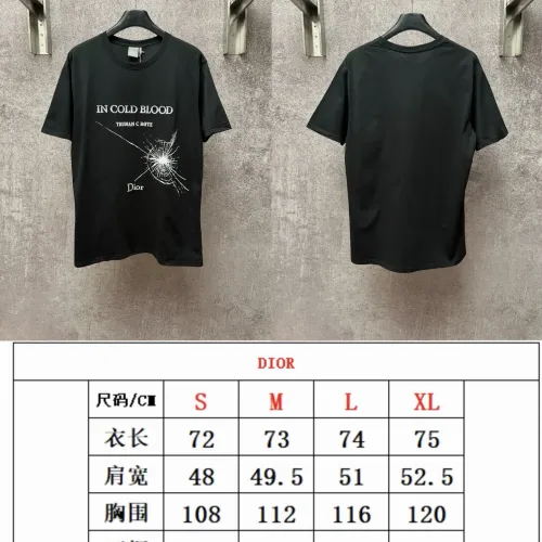 Replica Christian Dior T-Shirts Short Sleeved For Unisex #1430668 $45.00 USD for Wholesale