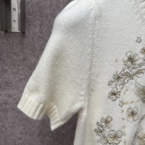 Replica Christian Dior T-Shirts Short Sleeved For Women #1430692 $92.00 USD for Wholesale