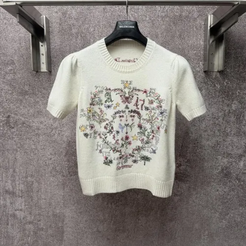 Cheap Christian Dior T-Shirts Short Sleeved For Women #1430693, $$80.00 USD On Christian Dior T-Shirts