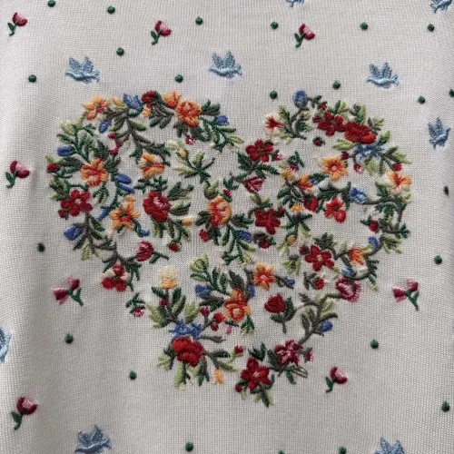 Replica Christian Dior Sweaters Long Sleeved For Women #1430698 $98.00 USD for Wholesale