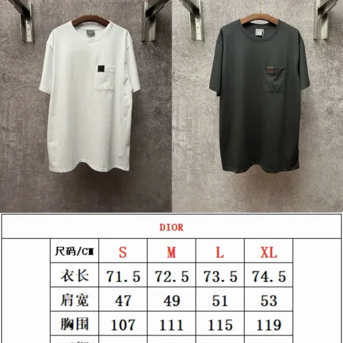 Replica Christian Dior T-Shirts Short Sleeved For Unisex #1430702 $42.00 USD for Wholesale