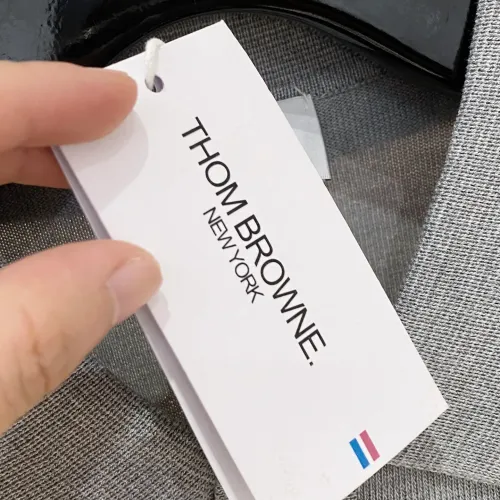 Replica Thom Browne TB T-Shirts Short Sleeved For Men #1430849 $56.00 USD for Wholesale