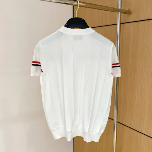 Replica Thom Browne TB T-Shirts Short Sleeved For Men #1430885 $52.00 USD for Wholesale