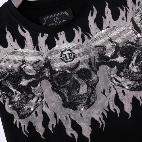 Replica Philipp Plein PP T-Shirts Short Sleeved For Men #1431081 $27.00 USD for Wholesale