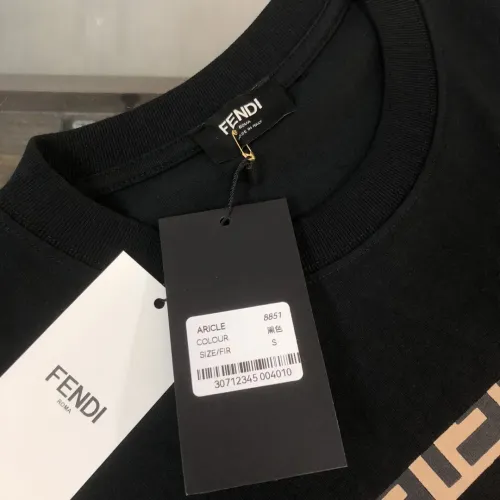 Replica Fendi T-Shirts Short Sleeved For Unisex #1431133 $34.00 USD for Wholesale