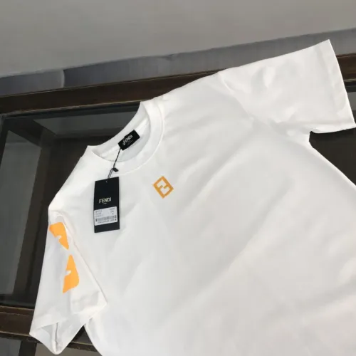 Replica Fendi T-Shirts Short Sleeved For Unisex #1431136 $34.00 USD for Wholesale