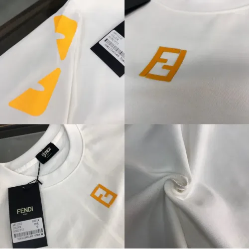 Replica Fendi T-Shirts Short Sleeved For Unisex #1431136 $34.00 USD for Wholesale