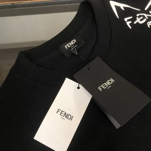 Replica Fendi T-Shirts Short Sleeved For Unisex #1431145 $34.00 USD for Wholesale