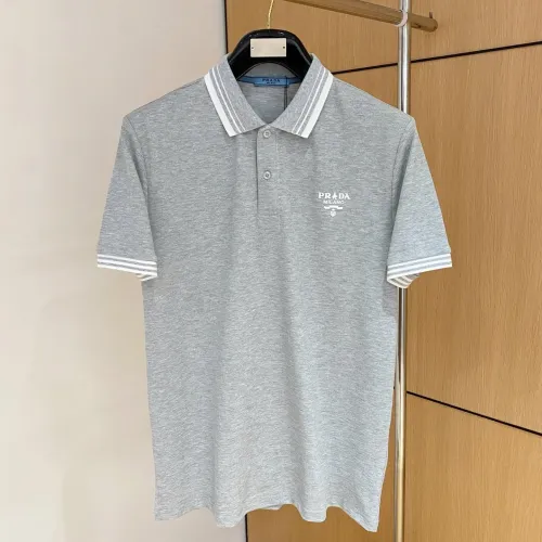 Cheap Prada T-Shirts Short Sleeved For Men #1431400, $$48.00 USD On Prada T-Shirts
