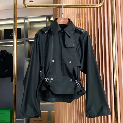 Replica Burberry Trench Coat Long Sleeved For Women #1431448 $132.00 USD for Wholesale