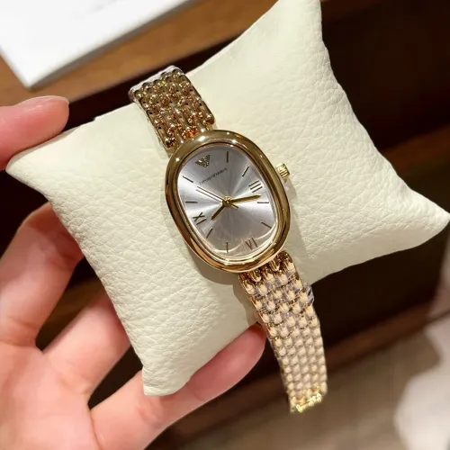 Cheap Armani Watches In Gold For Women #1431465, $$29.00 USD On Armani Watches