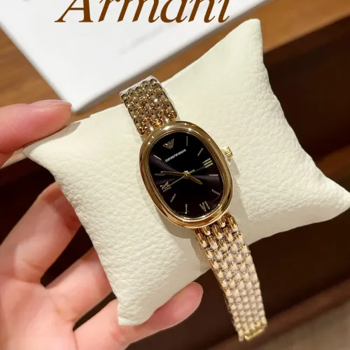 Cheap Armani Watches In Gold For Women #1431467, $$29.00 USD On Armani Watches