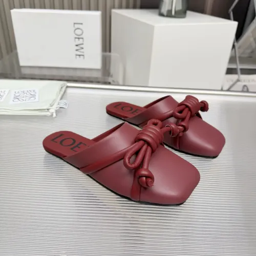 Replica LOEWE Slippers For Women #1431698 $98.00 USD for Wholesale