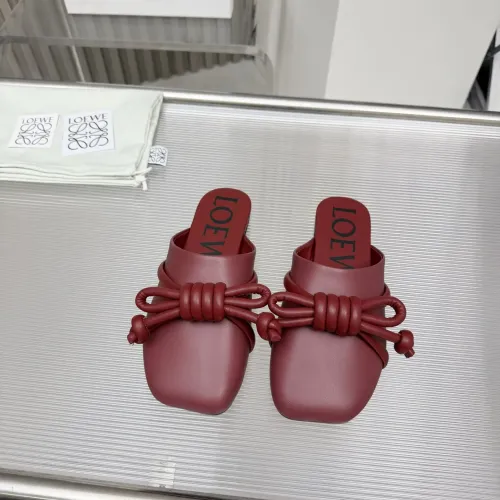 Replica LOEWE Slippers For Women #1431698 $98.00 USD for Wholesale