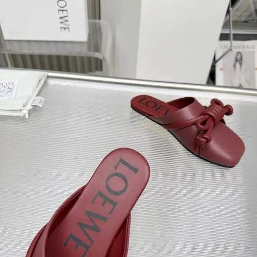 Replica LOEWE Slippers For Women #1431698 $98.00 USD for Wholesale