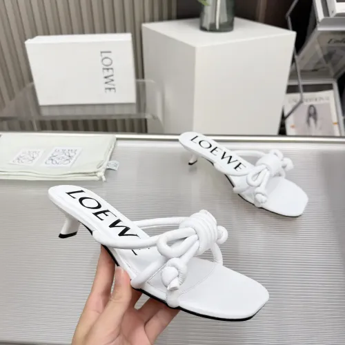 Replica LOEWE Slippers For Women #1431707 $85.00 USD for Wholesale