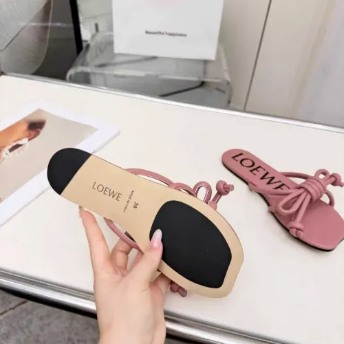 Replica LOEWE Slippers For Women #1431770 $76.00 USD for Wholesale