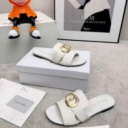 Replica Christian Dior Slippers For Women #1431896 $82.00 USD for Wholesale