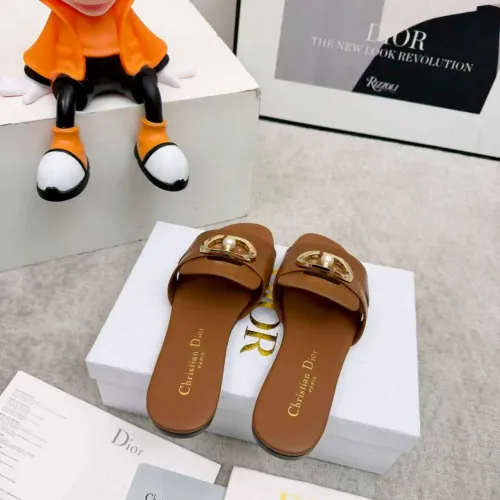 Replica Christian Dior Slippers For Women #1431897 $82.00 USD for Wholesale