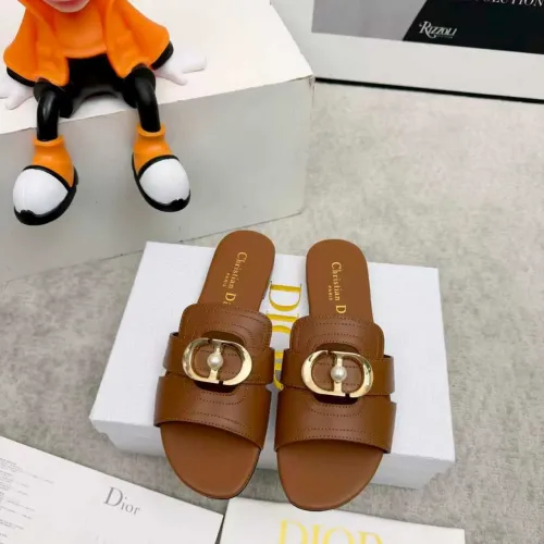 Replica Christian Dior Slippers For Women #1431897 $82.00 USD for Wholesale