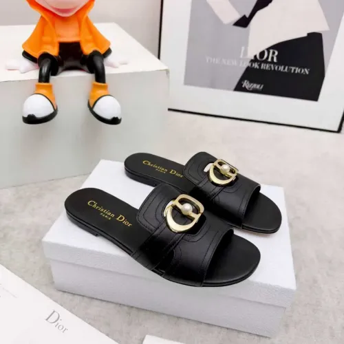 Replica Christian Dior Slippers For Women #1431898 $82.00 USD for Wholesale