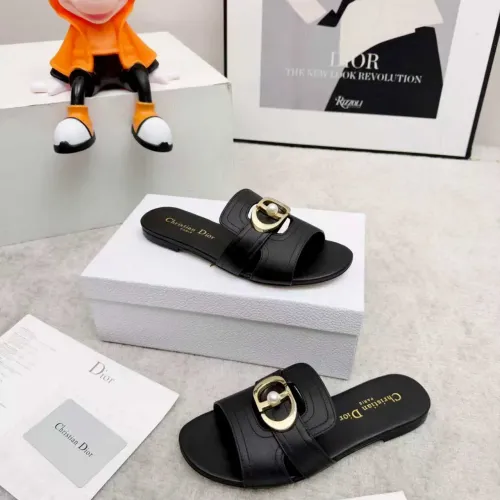 Replica Christian Dior Slippers For Women #1431898 $82.00 USD for Wholesale