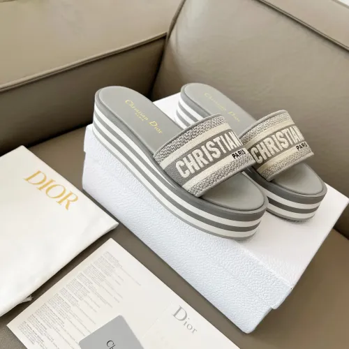 Replica Christian Dior Slippers For Women #1431900 $85.00 USD for Wholesale