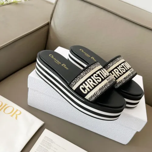Replica Christian Dior Slippers For Women #1431902 $85.00 USD for Wholesale