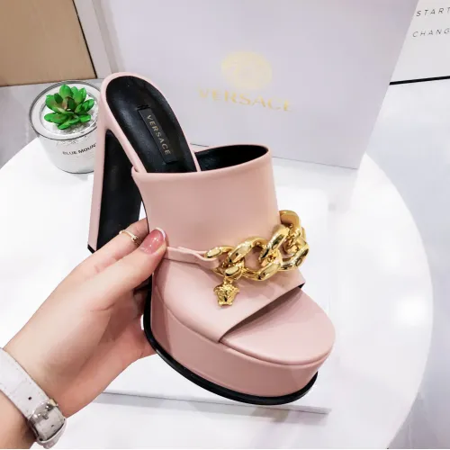 Replica Versace Slippers For Women #1431916 $118.00 USD for Wholesale