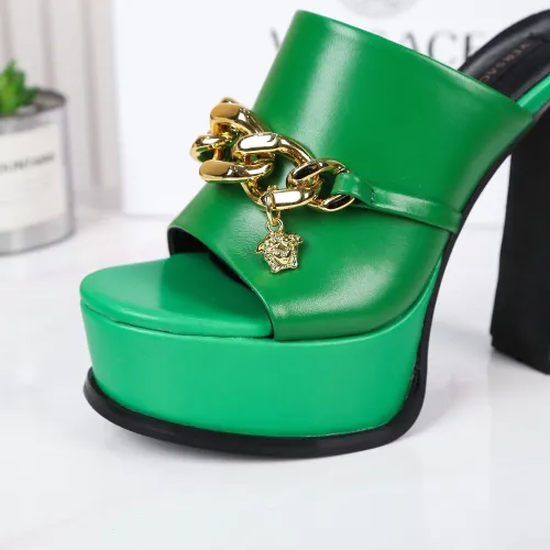 Replica Versace Slippers For Women #1431921 $118.00 USD for Wholesale