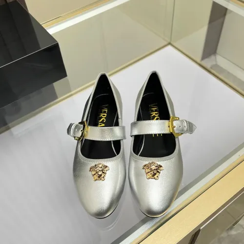 Replica Versace Flat Shoes For Women #1432023 $82.00 USD for Wholesale