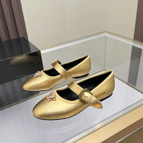 Cheap Versace Flat Shoes For Women #1432024, $$82.00 USD On Versace Flat Shoes