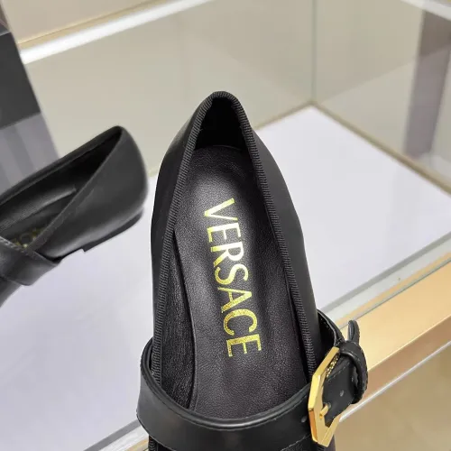 Replica Versace Flat Shoes For Women #1432025 $82.00 USD for Wholesale