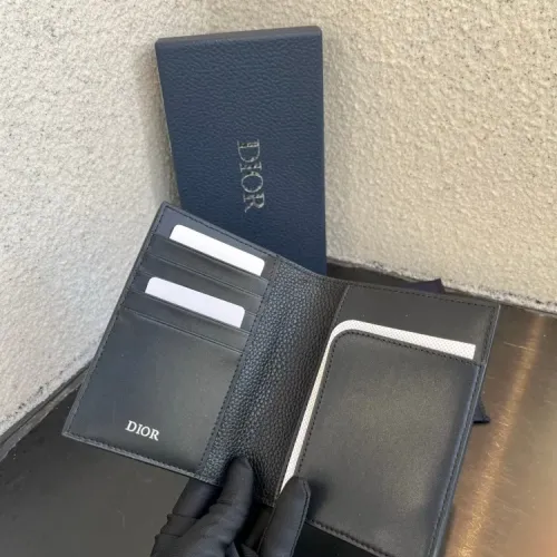 Replica Christian Dior AAA Man Card Holders #1432043 $56.00 USD for Wholesale
