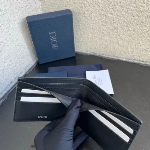 Replica Christian Dior AAA Man Wallets #1432049 $56.00 USD for Wholesale