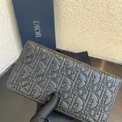 Replica Christian Dior AAA Man Long Wallets #1432056 $64.00 USD for Wholesale