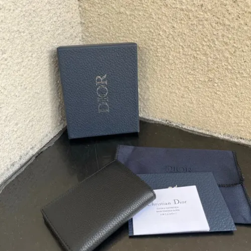 Replica Christian Dior AAA Man Card Holders #1432070 $52.00 USD for Wholesale