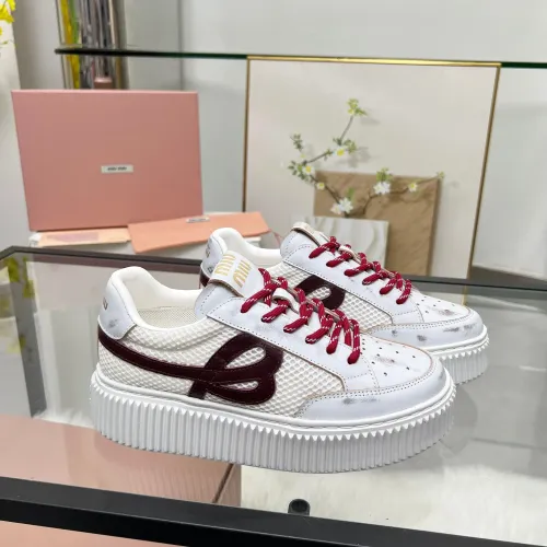 Replica MIU MIU Casual Shoes For Women #1432111 $88.00 USD for Wholesale