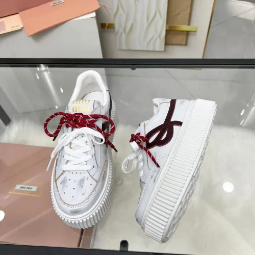 Replica MIU MIU Casual Shoes For Women #1432112 $88.00 USD for Wholesale