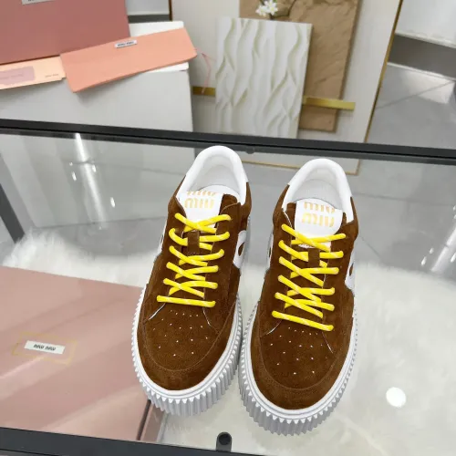 Replica MIU MIU Casual Shoes For Women #1432114 $88.00 USD for Wholesale