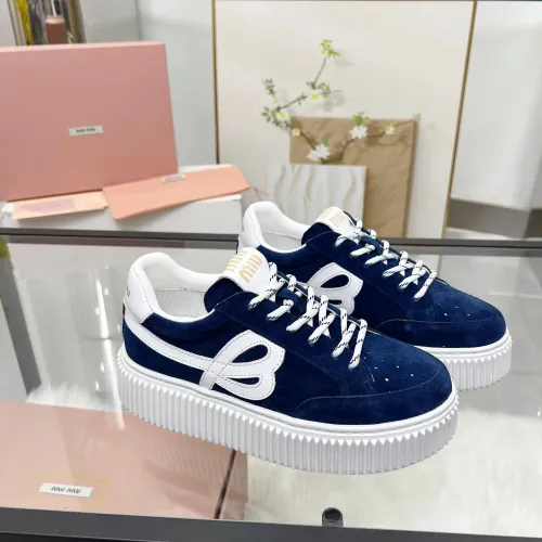 Replica MIU MIU Casual Shoes For Women #1432115 $88.00 USD for Wholesale