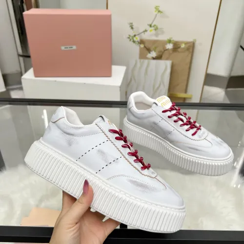 Replica MIU MIU Casual Shoes For Women #1432117 $88.00 USD for Wholesale