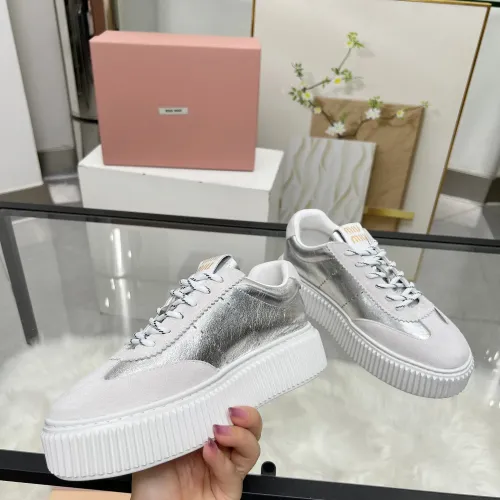 Replica MIU MIU Casual Shoes For Women #1432118 $88.00 USD for Wholesale