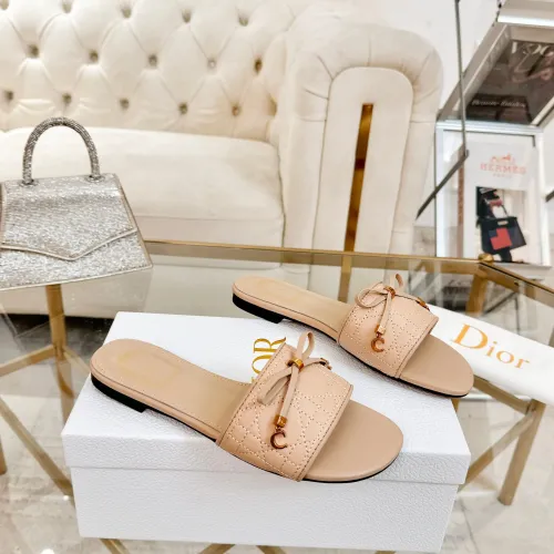 Replica Christian Dior Slippers For Women #1432135 $85.00 USD for Wholesale