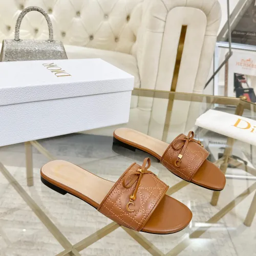 Replica Christian Dior Slippers For Women #1432136 $85.00 USD for Wholesale